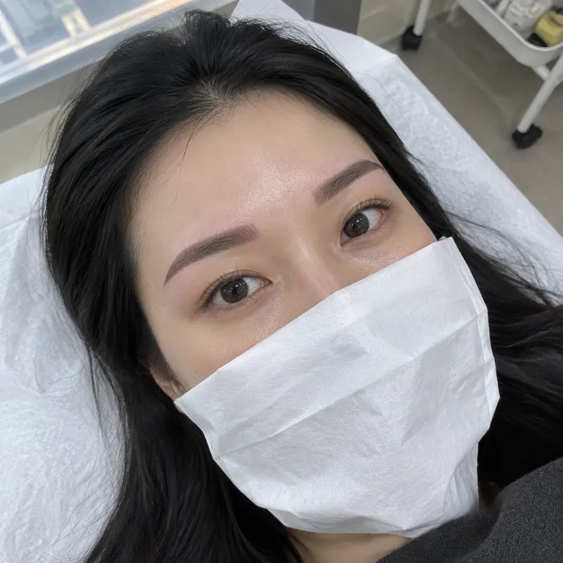 주월동 파우더눈썹 시술 예시 이미지
