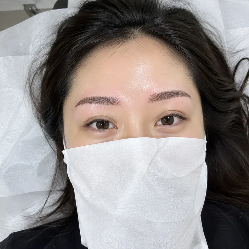 조리읍 엠보눈썹 시술 예시 이미지