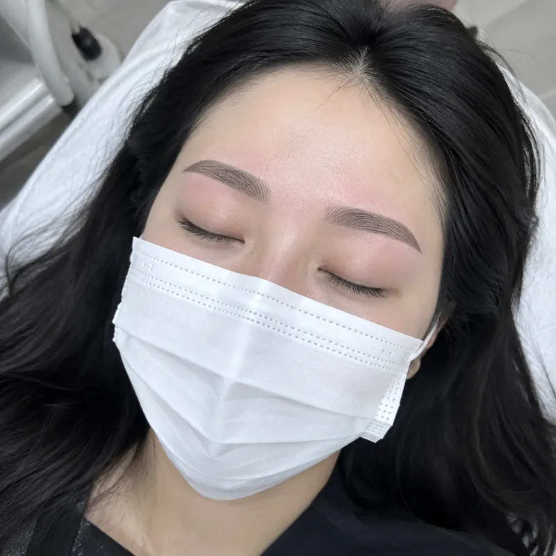 하동 자연눈썹 시술 예시 이미지