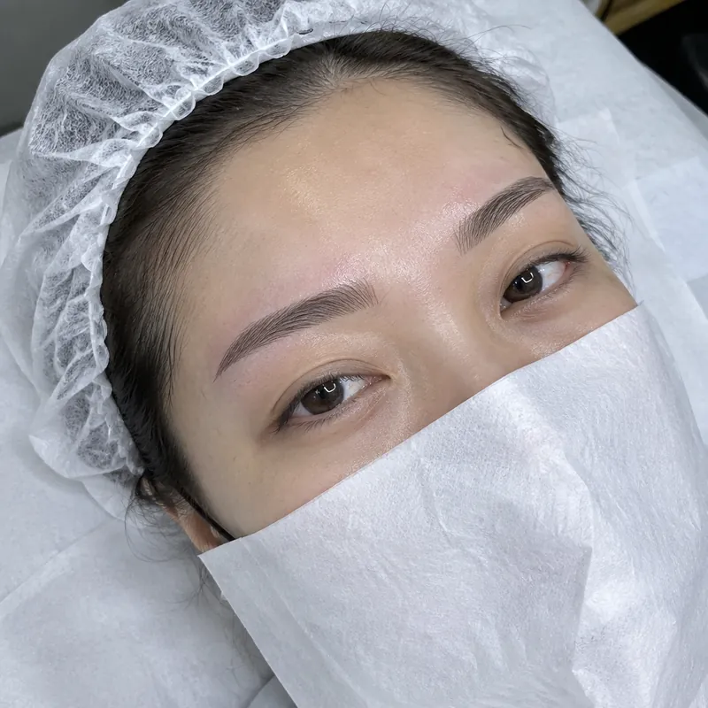 가람동 자연눈썹 시술 예시 이미지