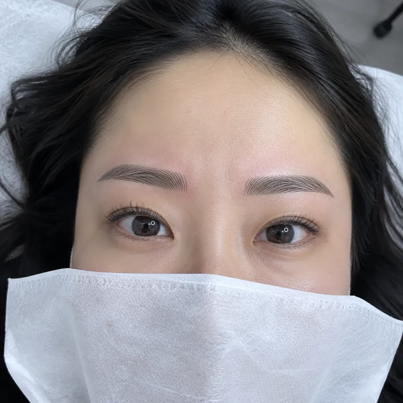 마포 자연눈썹 시술 예시 이미지